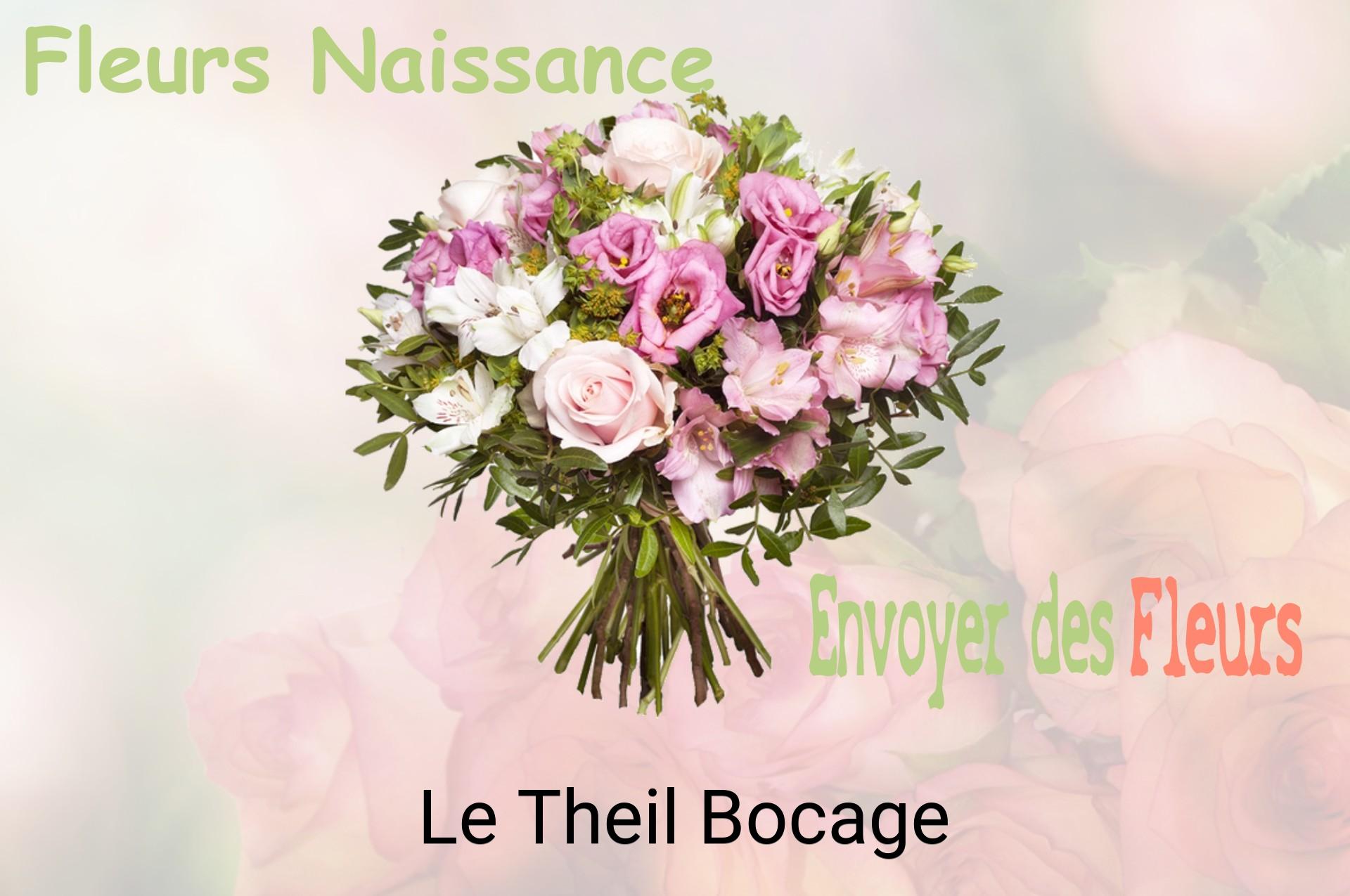 Bouquet de fleurs de naissance livré à Le Theil-Bocage